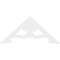 Ekena Millwork Pitch Cornelia Architectural Grade PVC Gable Pediment, 48"W x 22"H x 1"P (11/12) GPP048X022X100CRN - alternate 4